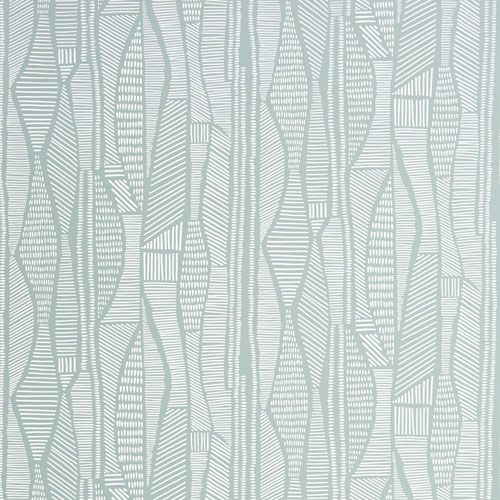 Skylark Drifter tapet från Midbec med abstrakt mönster i grön. Från kollektionen Pioneer. Nonwoven-material med förskjuten passning.