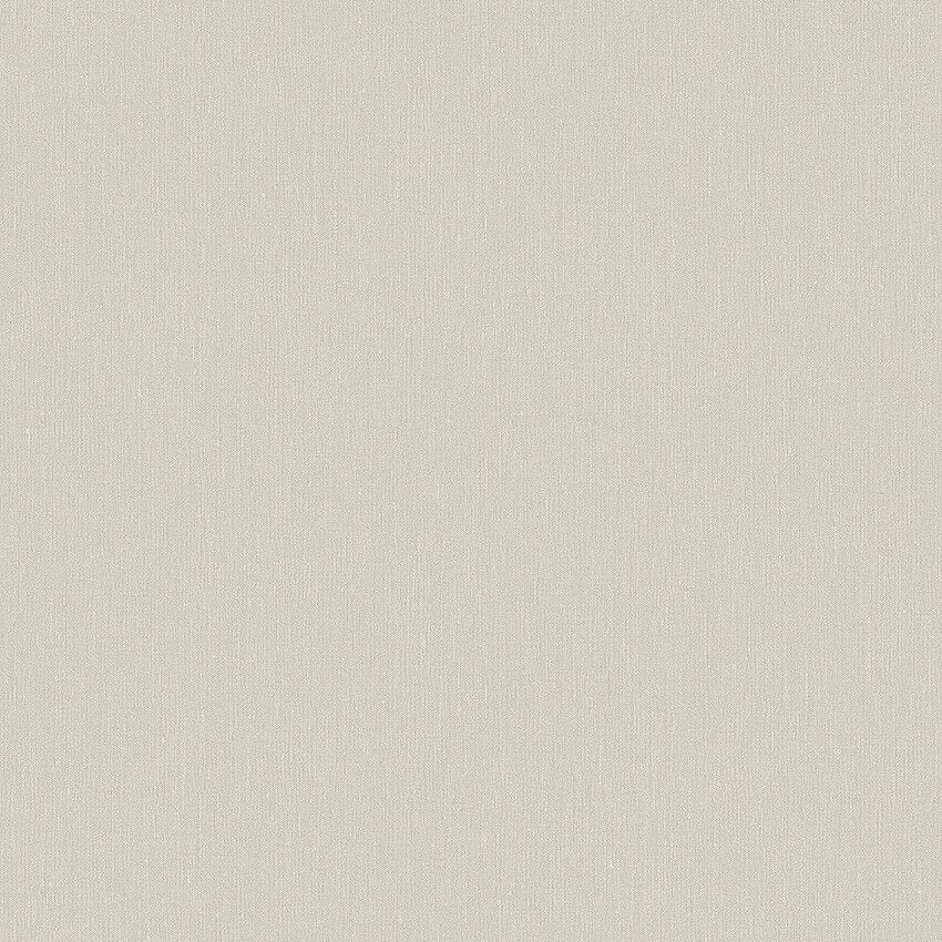 Scandinavian Beige tapet med enfargat, textilimitation mönster i beige. Från kollektionen Linen. Nonwoven-material. Passar i vardagsrum och matsal.