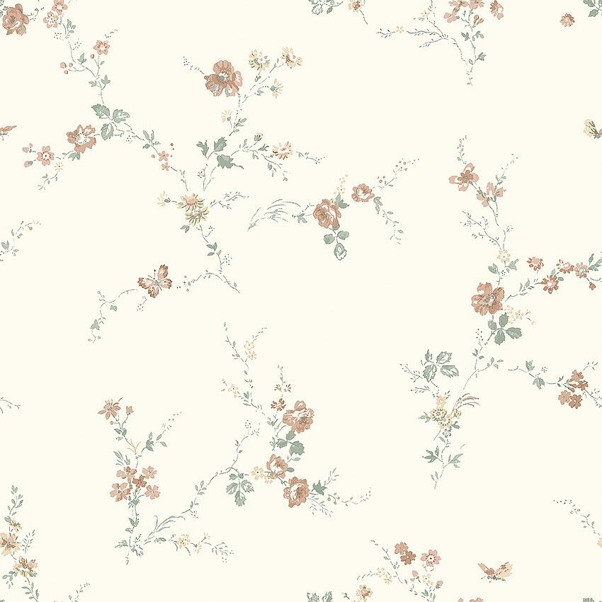 Borosan 21 8626 tapet med blommigt mönster i rosa. Från kollektionen Borosan 21. Papper-material med rak passning.