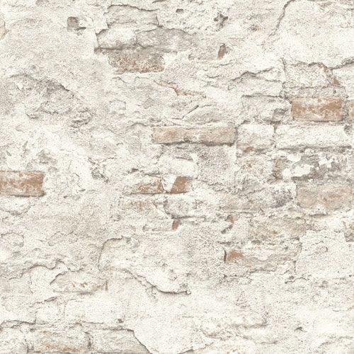 Industri tapet från Midbec med tegelsten mönster i beige. Från kollektionen Concrete, Industri 2. Nonwoven-material med förskjuten passning. Passar i vardagsrum, hall och arbetsrum.