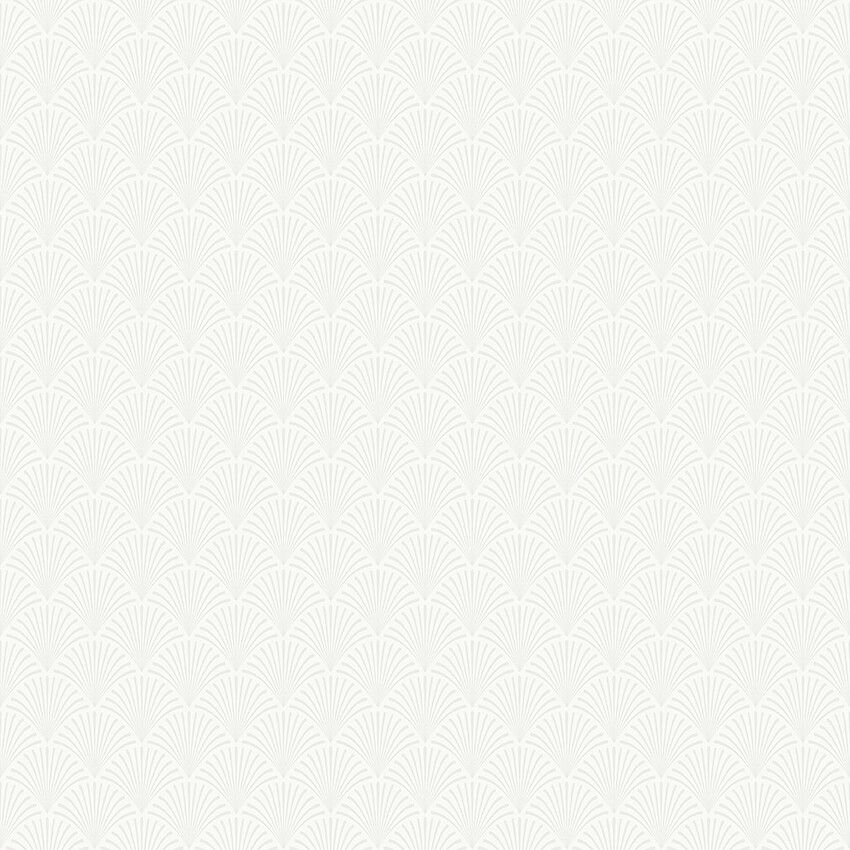 Samira 38743, tapet tapet med grafiskt mönster i vit. Från kollektionen Borosan Hem. Nonwoven-material med rak passning.