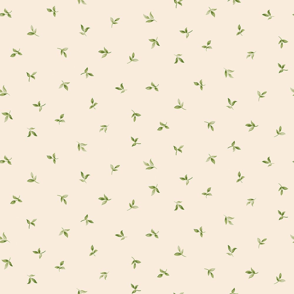 Leaf Toss tapet med djur mönster i grön och beige. Från kollektionen Just Kitchens. Nonwoven-material med rak passning.