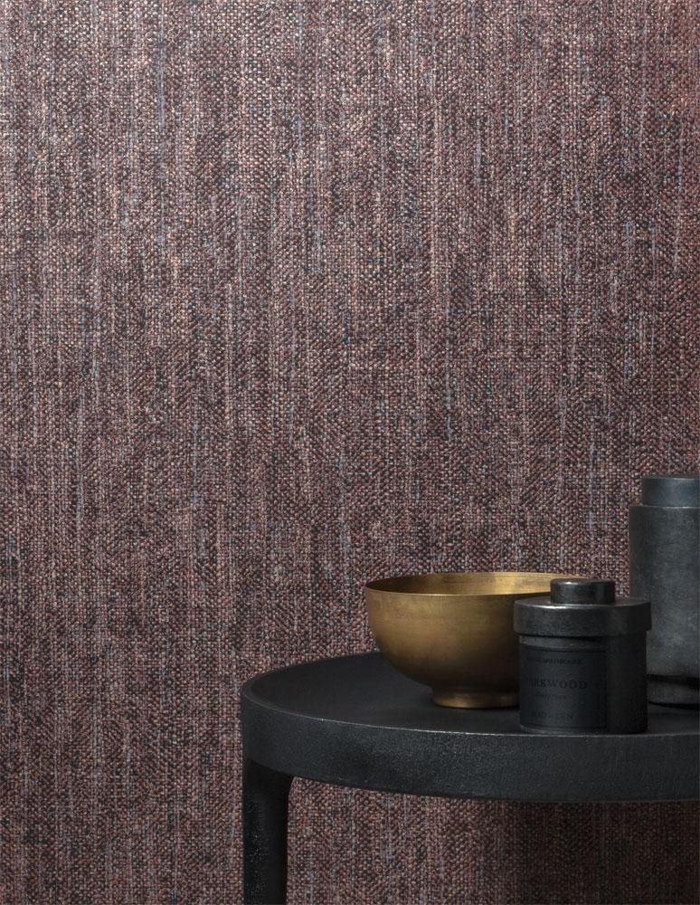 Uba Coconut tapet tapet från Midbec med prickigt mönster i brun. Från kollektionen Tribute. Nonwoven-material. Passar i vardagsrum, matsal och hall.