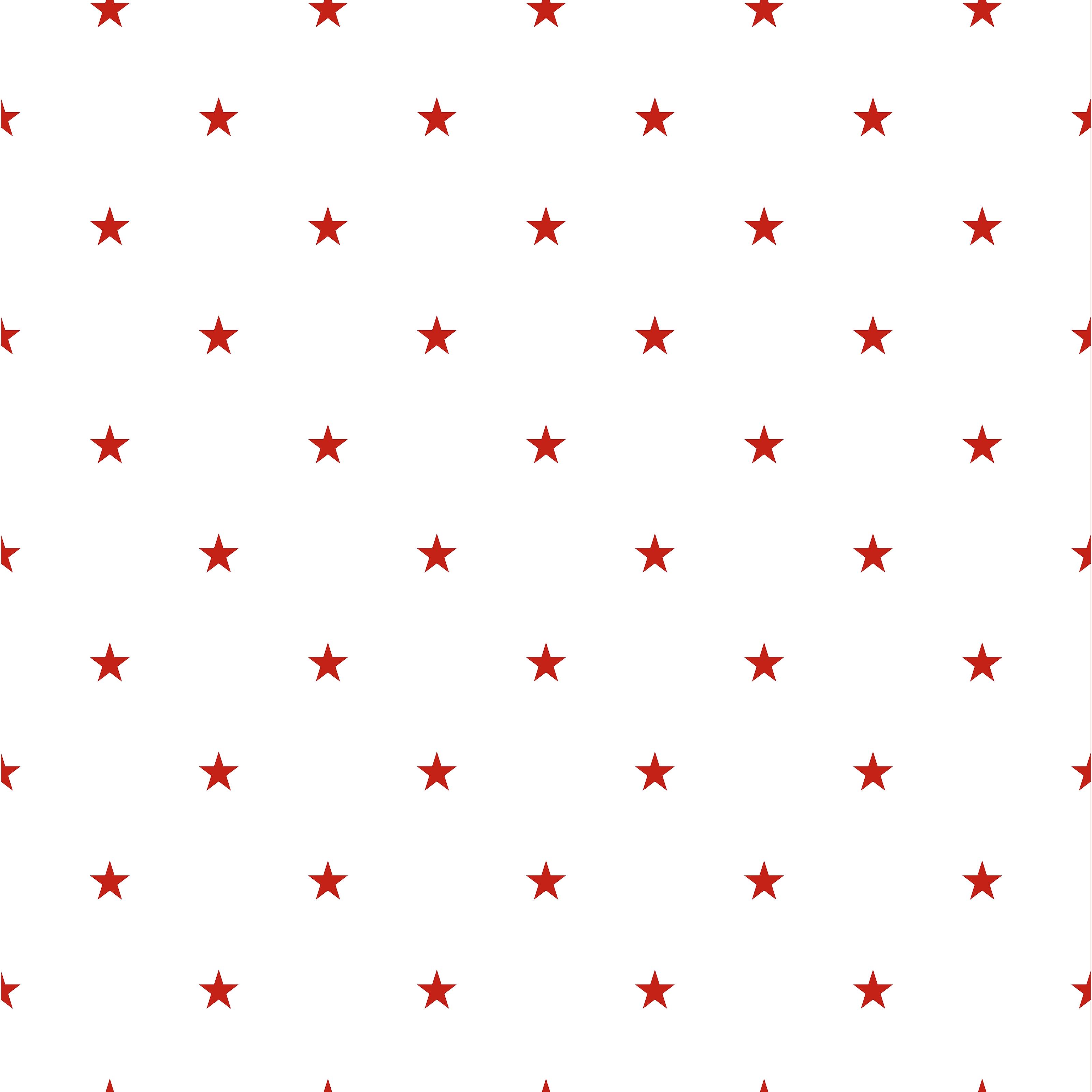 Star, röd tapet från duro med geometriskt mönster i röd. Från kollektionen Duro 1900. Nonwoven-material med rak mönsterpassning.