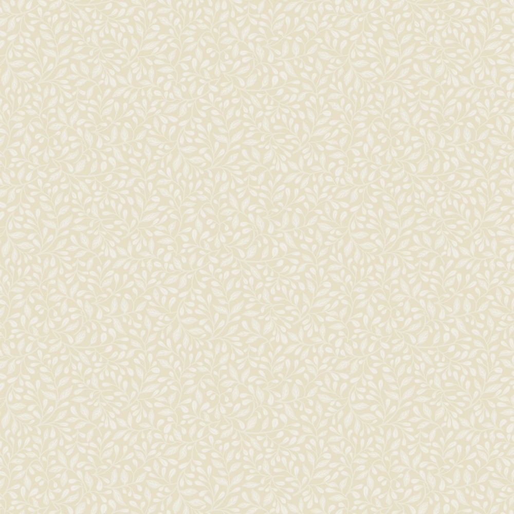 Adam, beige tapet tapet med botaniskt mönster i beige. Från kollektionen Långenäs. Nonwoven-material med förskjuten passning.