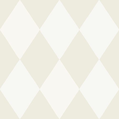 Kalas tapet med geometriskt mönster i beige. Från kollektionen Längtan. Nonwoven-material med rak passning. Passar i barnrum.