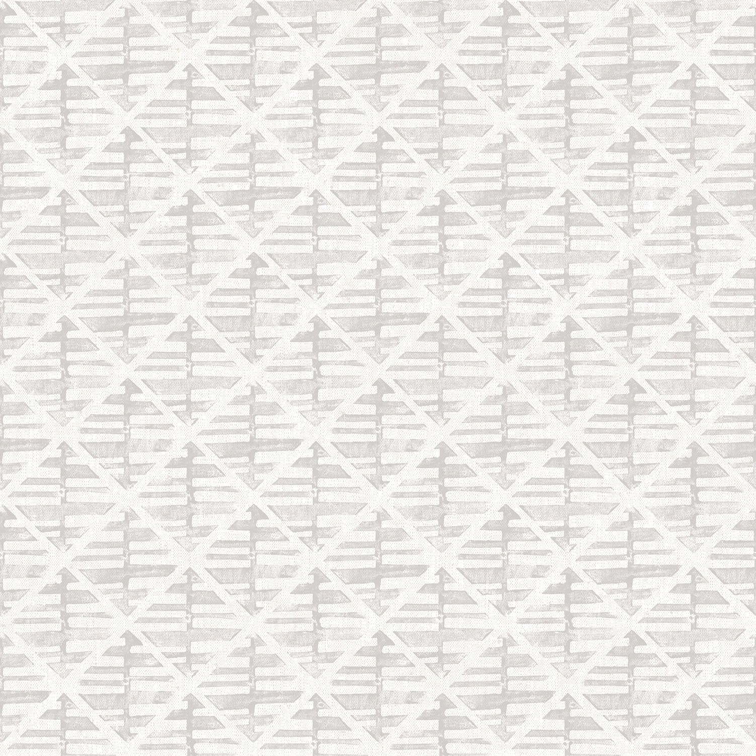 Block Print tapet i grå tapet med rutigt mönster i grå. Från kollektionen bazaar. Nonwoven-material med rak passning. Passar i vardagsrum och matsal.