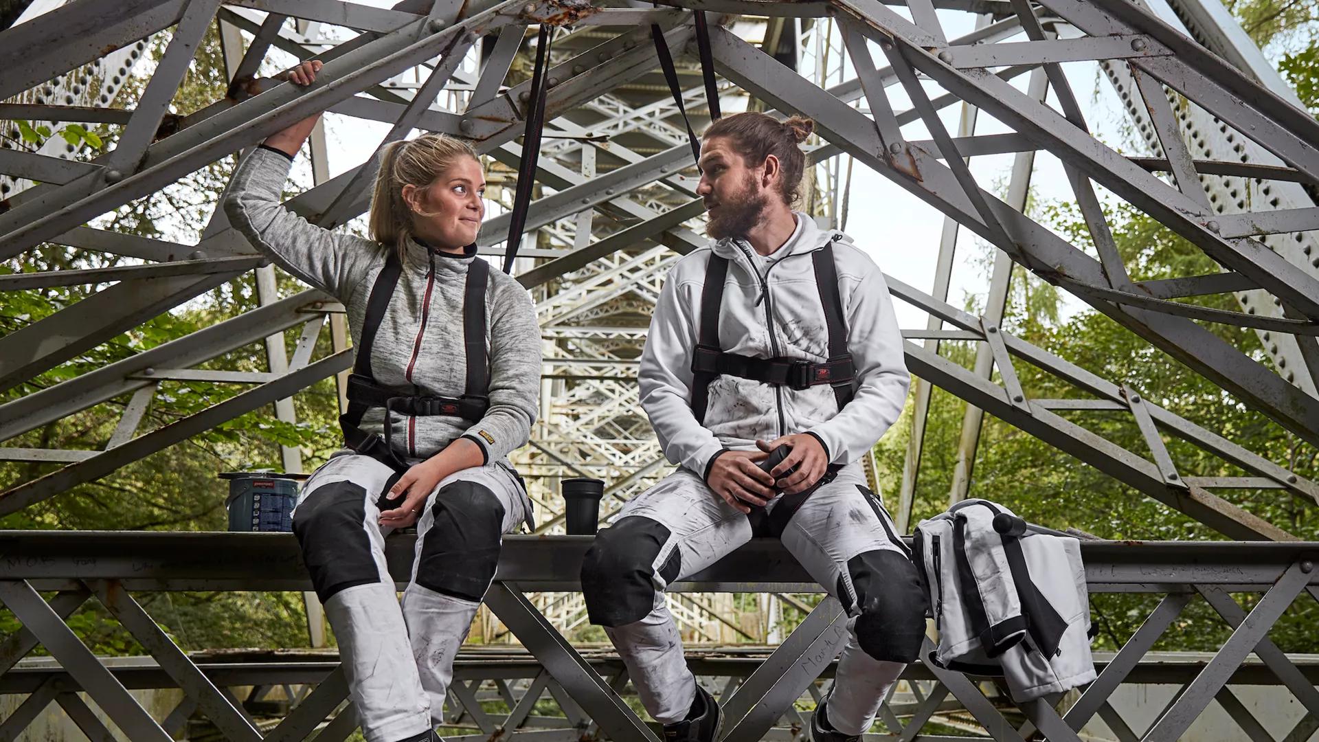 Blåkläder skyddskläder banner kläder colorama