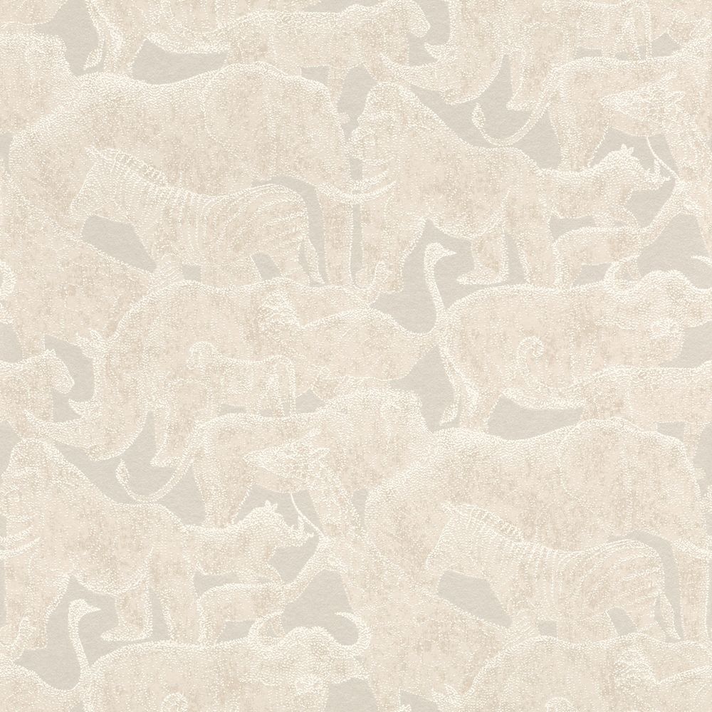 Indra 291574 tapet med djur mönster i grå. Från kollektionen Indra. Nonwoven-material med rak passning. Passar i vardagsrum och matsal.