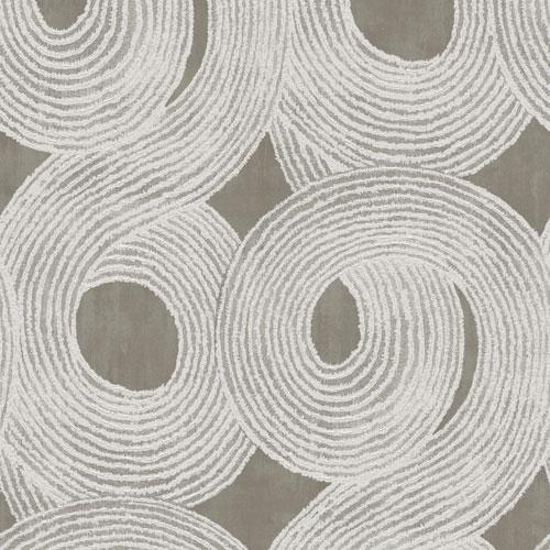 Ohin Desert tapet tapet från Midbec med geometriskt mönster i grå. Från kollektionen Tribute. Nonwoven-material med rak passning. Passar i vardagsrum, matsal och hall.