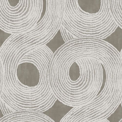 Ohin Desert tapet tapet från Midbec med geometriskt mönster i grå. Från kollektionen Tribute. Nonwoven-material med rak passning. Passar i vardagsrum, matsal och hall.