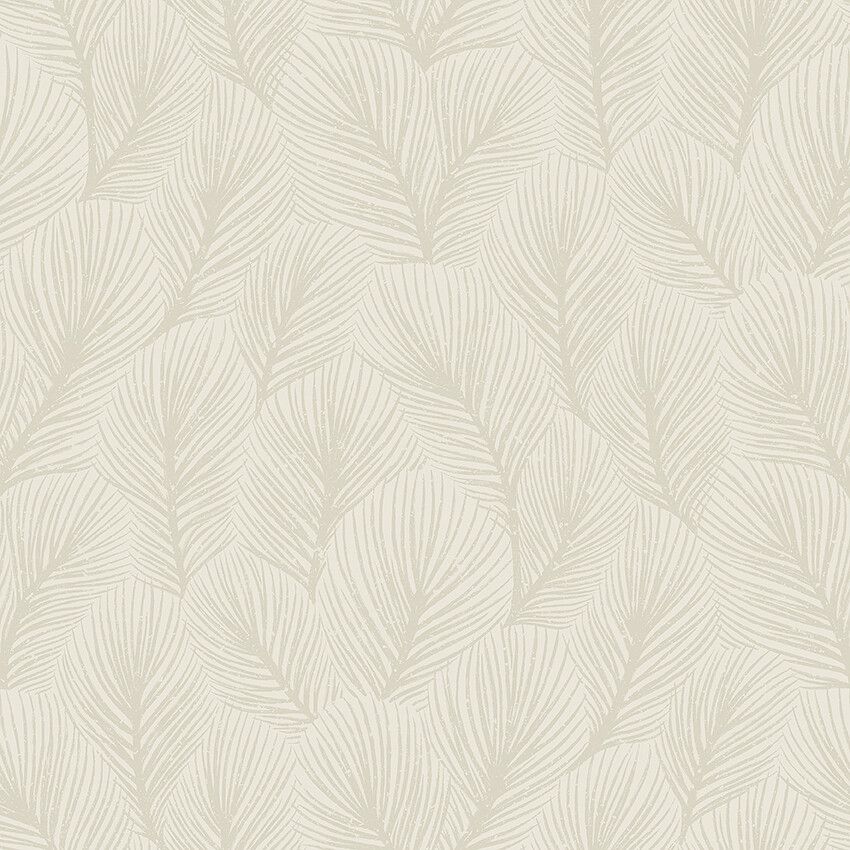 Pine Tree tapet med botaniskt mönster i beige. Från kollektionen Woodland. Nonwoven-material med rak passning.