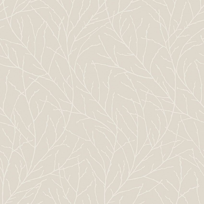 Ivar 38728, tapet tapet med botaniskt mönster i cream. Från kollektionen Borosan Hem. Nonwoven-material med rak passning.