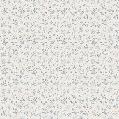 Josefin tapet från Midbec med blommigt mönster i vit. Från kollektionen Havsblick. Nonwoven-material med rak passning.