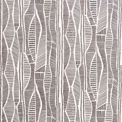 Skylark Fly High tapet från Midbec med geometriskt mönster i grå. Från kollektionen Pioneer. Nonwoven-material med förskjuten passning. Vintage, stram-stil.