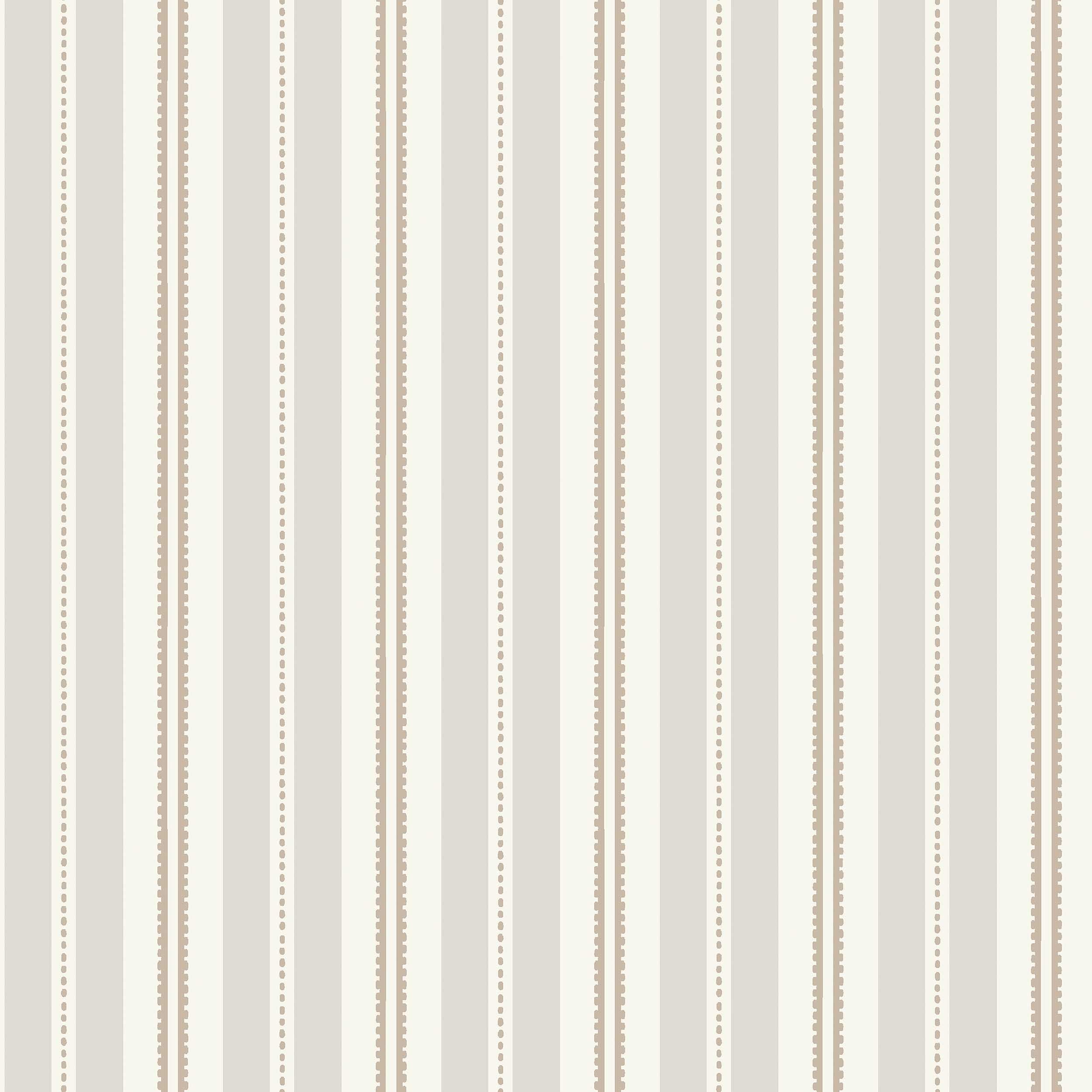 Hedda grå, tapet tapet med randigt mönster i grå. Från kollektionen Nordic Folk. Nonwoven-material. Passar i kök.