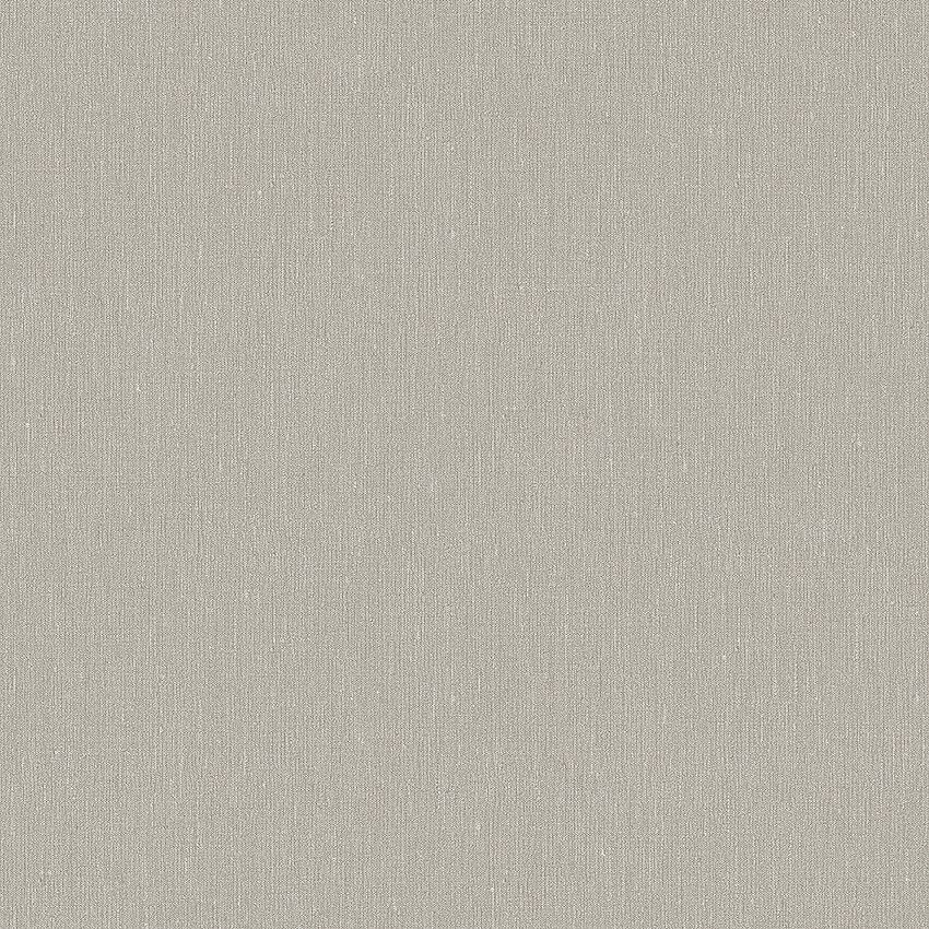 Natural Linen tapet med enfargat, textilimitation mönster i beige. Från kollektionen Linen. Nonwoven-material. Passar i vardagsrum och matsal.