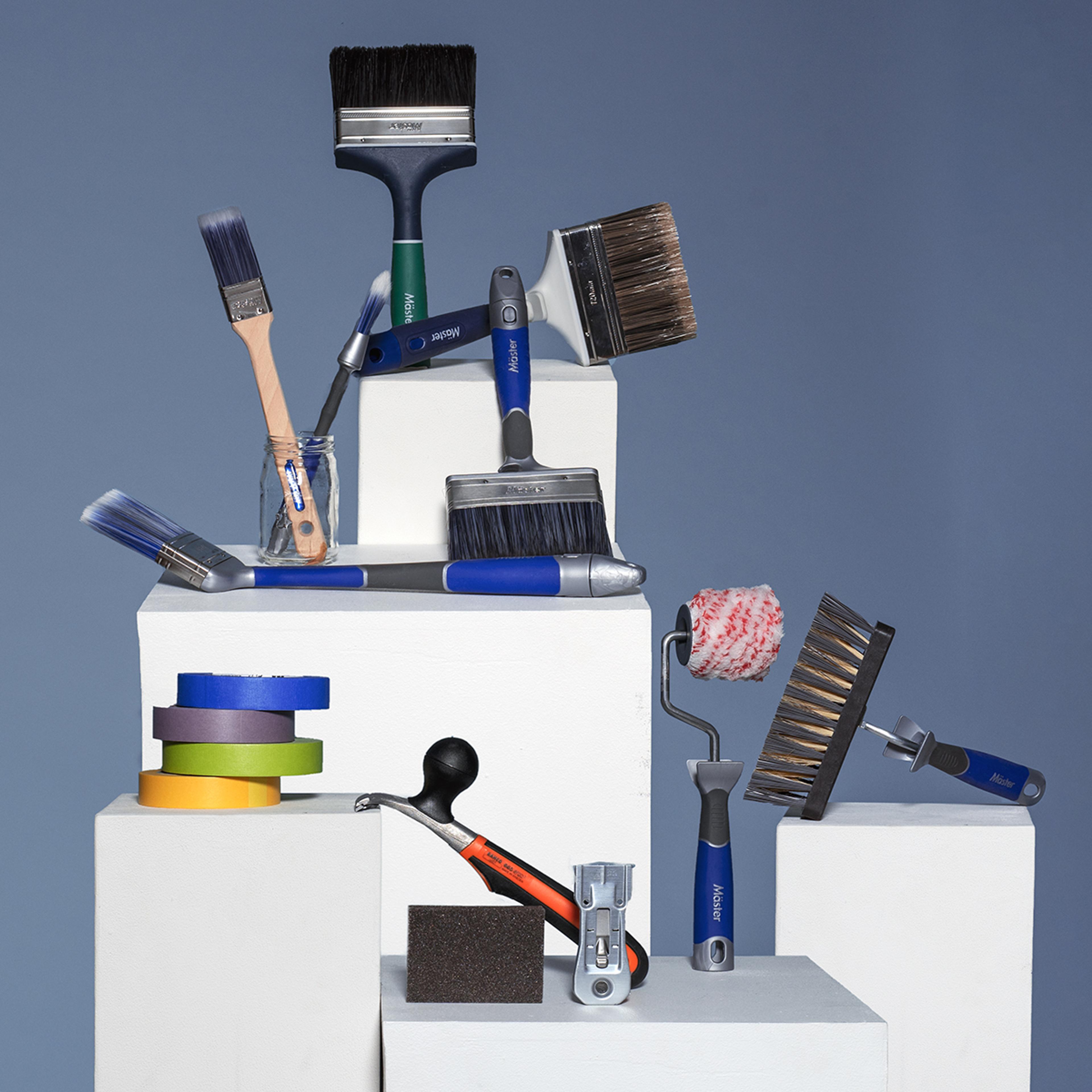 Various painting tools including brushes, a roller, wire brush, multicolored painter's tape, a hammer, sanding sponge, and a scraper, displayed on white blocks.​​​​‌﻿‍﻿​‍​‍‌‍﻿﻿‌﻿​‍‌‍‍‌‌‍‌﻿‌‍‍‌‌‍﻿‍​‍​‍​﻿‍‍​‍​‍‌﻿​﻿‌‍​‌‌‍﻿‍‌‍‍‌‌﻿‌​‌﻿‍‌​‍﻿‍‌‍‍‌‌‍﻿﻿​‍​‍​‍﻿​​‍​‍‌‍‍​‌﻿​‍‌‍‌‌‌‍‌‍​‍​‍​﻿‍‍​‍​‍‌‍‍​‌﻿‌​‌﻿‌​‌﻿​​‌﻿​﻿​﻿‍‍​‍﻿﻿​‍﻿﻿‌﻿‌﻿‌﻿‌﻿‌﻿‌﻿​‍﻿‍‌‍​﻿‌‍﻿﻿‌‍﻿​‌‍﻿﻿‌﻿​‍‌‍​‌‌‍﻿‌‌‍​‌​‍﻿‍‌﻿​﻿‌‍‌‌​‍﻿﻿‌﻿​﻿‌﻿‌​‌﻿‌‌‌‍‌​‌‍‍‌‌‍﻿﻿​‍﻿﻿‌‍‍‌‌‍﻿‍‌﻿‌​‌‍‌‌‌‍﻿‍‌﻿‌​​‍﻿﻿‌‍‌‌‌‍‌​‌‍‍‌‌﻿‌​​‍﻿﻿‌‍﻿‌‌‍﻿﻿‌‍‌​‌‍‌‌​﻿﻿‌‌﻿​​‌﻿​‍‌‍‌‌‌﻿​﻿‌‍‌‌‌‍﻿‍‌﻿‌​‌‍​‌‌﻿‌​‌‍‍‌‌‍﻿﻿‌‍﻿‍​﻿‍﻿‌‍‍‌‌‍‌​​﻿﻿‌‌‍‌‍​﻿‍‌‌‍‌‌‌‍​‍​﻿‍‌​﻿​﻿​﻿​​‌‍​﻿​‍﻿‌​﻿‌﻿‌‍​﻿​﻿‍‌​﻿‌﻿​‍﻿‌​﻿‌​​﻿‌﻿​﻿​‍‌‍​﻿​‍﻿‌​﻿‍​​﻿‌‌‌‍​‌‌‍​‍​‍﻿‌​﻿​​‌‍​‌​﻿​‍​﻿​‌‌‍‌‌​﻿‌‍​﻿‍​‌‍‌‍‌‍​‌​﻿‌‍​﻿‌‍​﻿‍‌​﻿‍﻿‌﻿‌​‌﻿‍‌‌﻿​​‌‍‌‌​﻿﻿‌‌‍​﻿‌‍﻿﻿‌‍﻿‍‌﻿‌​‌‍‌‌‌‍﻿‍‌﻿‌​‌‌​​‌‍​‌‌‍‌﻿‌‍‌‌​﻿‍﻿‌﻿​​‌‍​‌‌﻿‌​‌‍‍​​﻿﻿‌‌‍​﻿‌‍﻿﻿‌‍﻿‍‌﻿‌​‌‍‌‌‌‍﻿‍‌﻿‌​‌​​‍‌‍﻿​‌‍﻿﻿‌‍​﻿‌‍‍﻿‌﻿​﻿​‍‌‌​﻿‌‌‌​​‍‌‌﻿﻿‌‍‍﻿‌‍‌‌‌﻿‍‌​‍‌‌​﻿​﻿‌​‌​​‍‌‌​﻿​﻿‌​‌​​‍‌‌​﻿​‍​﻿​‍​﻿‌​​﻿​‌​﻿‌‌​﻿​​​﻿​﻿​﻿‌​​﻿‌﻿‌‍​‍​﻿‌‌‌‍‌‍​﻿‍‌​﻿‍​​‍‌‌​﻿​‍​﻿​‍​‍‌‌​﻿‌‌‌​‌​​‍﻿‍‌‍‍‌‌﻿‌​‌‍‌‌‌‍﻿‌‌﻿​﻿​‍‌‌​﻿‌‌‌​​‍‌‌﻿﻿‌‍‍﻿‌‍‌‌‌﻿‍‌​‍‌‌​﻿​﻿‌​‌​​‍‌‌​﻿​﻿‌​‌​​‍‌‌​﻿​‍​﻿​‍​﻿‍​‌‍​﻿​﻿‌‍​﻿​​​﻿‌​​﻿​​‌‍​﻿‌‍​‍​﻿​‍​﻿‍‌​﻿‌‍​﻿‍‌​‍‌‌​﻿​‍​﻿​‍​‍‌‌​﻿‌‌‌​‌​​‍﻿‍‌‍﻿‌‌‍‌‌‌‍‌​‌‍‍‌‌‍​‌​‍﻿‍‌‍‍‌‌‍﻿‌‌‍​‌‌‍‌﻿‌‍‌‌​‍﻿‍‌‍​‌‌‍﻿​‌﻿‌​‌‌‌​‌‍‌‌‌﻿‍​‌﻿‌​​﻿﻿﻿‌‍​‍‌‍​‌‌﻿​﻿‌‍‌‌‌‌‌‌‌﻿​‍‌‍﻿​​﻿﻿‌‌‍‍​‌﻿‌​‌﻿‌​‌﻿​​‌﻿​﻿​‍‌‌​﻿​﻿‌​​‌​‍‌‌​﻿​‍‌​‌‍​‍‌‌​﻿​‍‌​‌‍‌﻿‌﻿‌﻿‌﻿‌﻿‌﻿​‍﻿‍‌‍​﻿‌‍﻿﻿‌‍﻿​‌‍﻿﻿‌﻿​‍‌‍​‌‌‍﻿‌‌‍​‌​‍﻿‍‌﻿​﻿‌‍‌‌​‍‌‌​﻿​‍‌​‌‍‌﻿​﻿‌﻿‌​‌﻿‌‌‌‍‌​‌‍‍‌‌‍﻿﻿​‍‌‍‌‍‍‌‌‍‌​​﻿﻿‌‌‍‌‍​﻿‍‌‌‍‌‌‌‍​‍​﻿‍‌​﻿​﻿​﻿​​‌‍​﻿​‍﻿‌​﻿‌﻿‌‍​﻿​﻿‍‌​﻿‌﻿​‍﻿‌​﻿‌​​﻿‌﻿​﻿​‍‌‍​﻿​‍﻿‌​﻿‍​​﻿‌‌‌‍​‌‌‍​‍​‍﻿‌​﻿​​‌‍​‌​﻿​‍​﻿​‌‌‍‌‌​﻿‌‍​﻿‍​‌‍‌‍‌‍​‌​﻿‌‍​﻿‌‍​﻿‍‌​‍‌‍‌﻿‌​‌﻿‍‌‌﻿​​‌‍‌‌​﻿﻿‌‌‍​﻿‌‍﻿﻿‌‍﻿‍‌﻿‌​‌‍‌‌‌‍﻿‍‌﻿‌​‌‌​​‌‍​‌‌‍‌﻿‌‍‌‌​‍‌‍‌﻿​​‌‍​‌‌﻿‌​‌‍‍​​﻿﻿‌‌‍​﻿‌‍﻿﻿‌‍﻿‍‌﻿‌​‌‍‌‌‌‍﻿‍‌﻿‌​‌​​‍‌‍﻿​‌‍﻿﻿‌‍​﻿‌‍‍﻿‌﻿​﻿​‍‌‌​﻿‌‌‌​​‍‌‌﻿﻿‌‍‍﻿‌‍‌‌‌﻿‍‌​‍‌‌​﻿​﻿‌​‌​​‍‌‌​﻿​﻿‌​‌​​‍‌‌​﻿​‍​﻿​‍​﻿‌​​﻿​‌​﻿‌‌​﻿​​​﻿​﻿​﻿‌​​﻿‌﻿‌‍​‍​﻿‌‌‌‍‌‍​﻿‍‌​﻿‍​​‍‌‌​﻿​‍​﻿​‍​‍‌‌​﻿‌‌‌​‌​​‍﻿‍‌‍‍‌‌﻿‌​‌‍‌‌‌‍﻿‌‌﻿​﻿​‍‌‌​﻿‌‌‌​​‍‌‌﻿﻿‌‍‍﻿‌‍‌‌‌﻿‍‌​‍‌‌​﻿​﻿‌​‌​​‍‌‌​﻿​﻿‌​‌​​‍‌‌​﻿​‍​﻿​‍​﻿‍​‌‍​﻿​﻿‌‍​﻿​​​﻿‌​​﻿​​‌‍​﻿‌‍​‍​﻿​‍​﻿‍‌​﻿‌‍​﻿‍‌​‍‌‌​﻿​‍​﻿​‍​‍‌‌​﻿‌‌‌​‌​​‍﻿‍‌‍﻿‌‌‍‌‌‌‍‌​‌‍‍‌‌‍​‌​‍﻿‍‌‍‍‌‌‍﻿‌‌‍​‌‌‍‌﻿‌‍‌‌​‍﻿‍‌‍​‌‌‍﻿​‌﻿‌​‌‌‌​‌‍‌‌‌﻿‍​‌﻿‌​​‍‌‍‌﻿​​‌‍‌‌‌﻿​‍‌﻿​﻿‌﻿​​‌‍‌‌‌‍​﻿‌﻿‌​‌‍‍‌‌﻿‌‍‌‍‌‌​﻿﻿‌‌﻿​​‌﻿‌‌‌‍​‍‌‍﻿​‌‍‍‌‌﻿​﻿‌‍‍​‌‍‌‌‌‍‌​​‍​‍‌﻿﻿‌