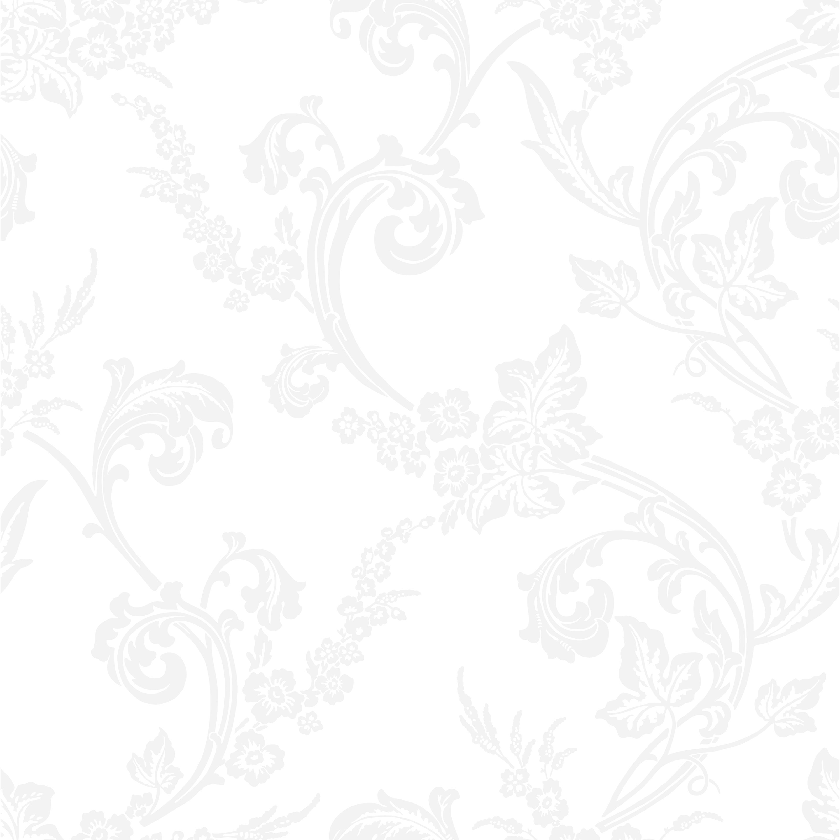 Johannelund, silver tapet från duro med geometriskt, blommigt mönster i silver. Från kollektionen Duro 1900. Nonwoven-material med rak mönsterpassning.