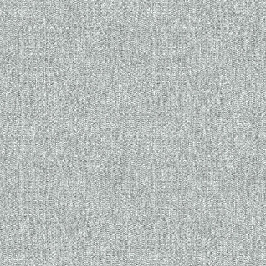 Cloudy Linen tapet med enfargat, textilimitation mönster i blå. Från kollektionen Linen. Nonwoven-material. Passar i vardagsrum och matsal.