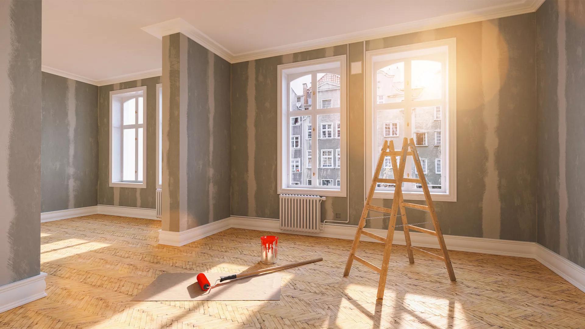 Väggmaterial bygg vägg banner colorama