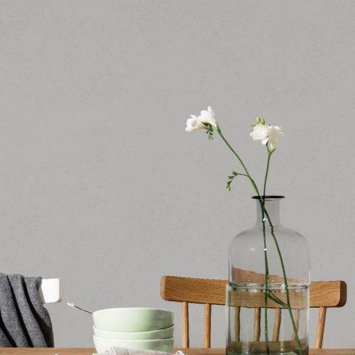 Sten, Mellangrå tapet från duro enfärgad i grå. Från kollektionen Spira. Nonwoven-material. Vintage, stram-stil.