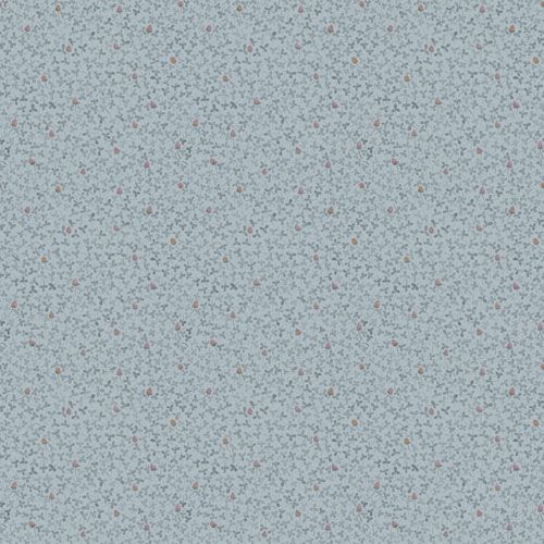 Clover småblommig, ljusblå tapet från Midbec med botaniskt mönster i blå. Från kollektionen Lyckebo. Nonwoven-material med rak passning.