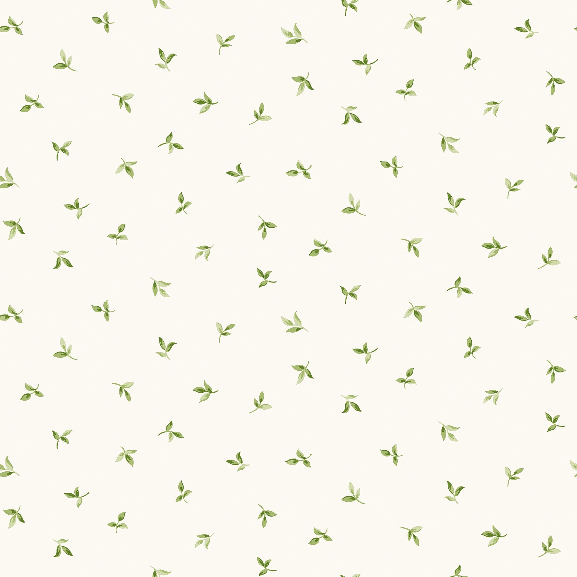 Leaf Toss tapet med djur mönster i vit och grön. Från kollektionen Just Kitchens. Nonwoven-material med rak passning.