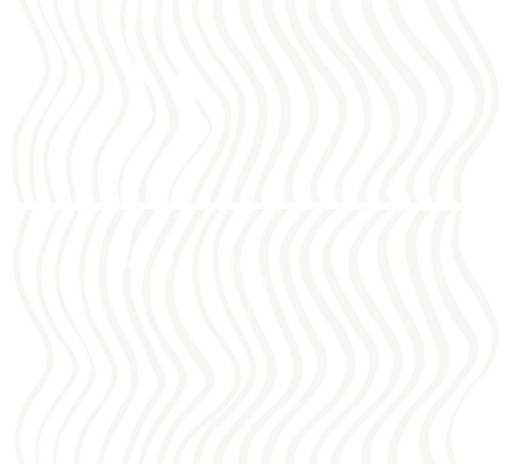 Silkkikuikka tapet med randigt mönster i vit. Från kollektionen Marimekko 6. Nonwoven-material med rak passning.