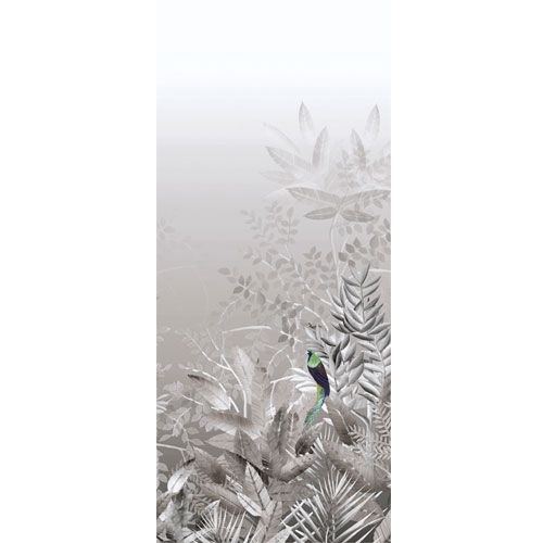 Tribute Lunar tapet tapet från Midbec med botaniskt mönster i grå. Från kollektionen Tribute. Nonwoven-material. Passar i vardagsrum, matsal och hall.