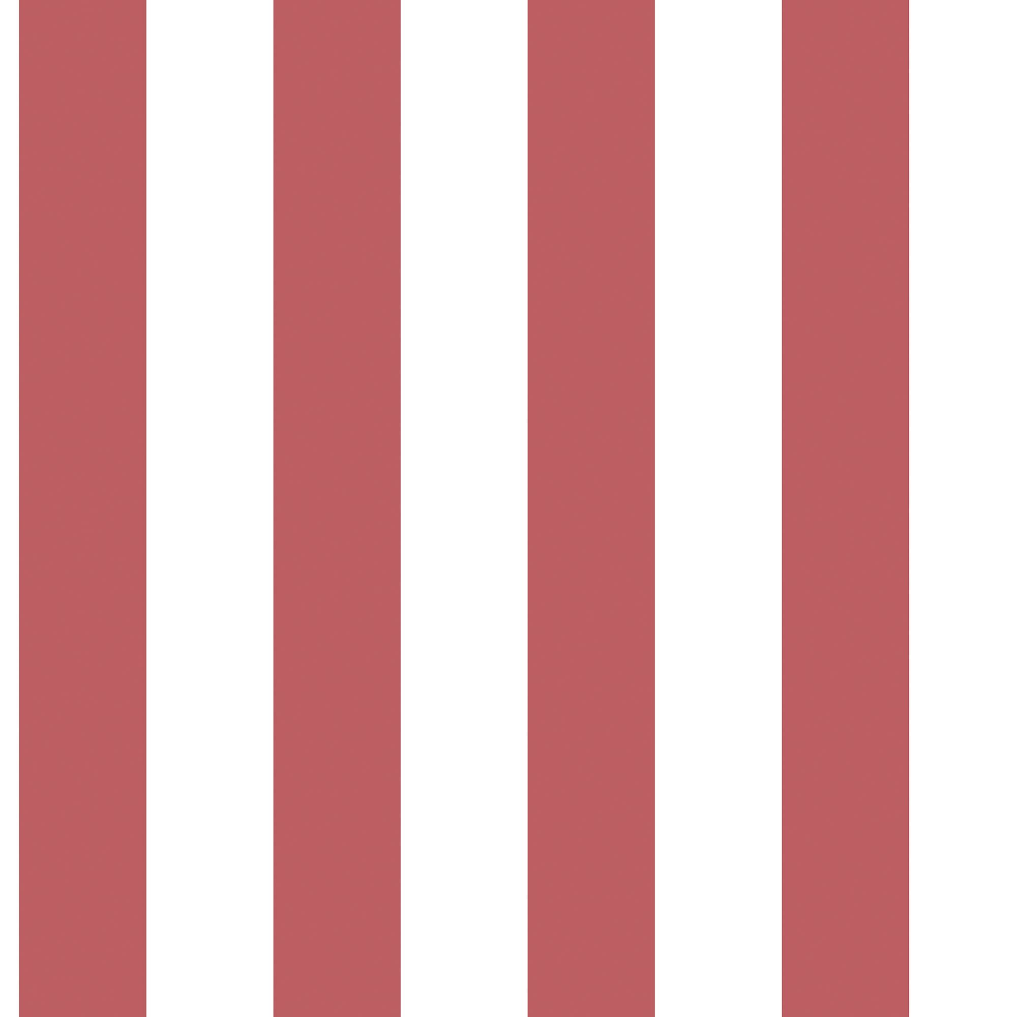 Awning Stripe tapet med randigt mönster i vit och röd. Från kollektionen Just Kitchens. Nonwoven-material.