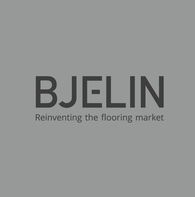 BJELIN logo with the slogan "Reinventing the flooring market".