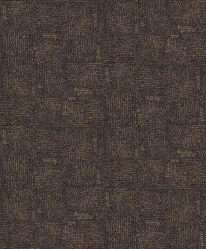 Hide ash tapet med rutigt mönster i grå. Från kollektionen Colours. Nonwoven-material med förskjuten passning.