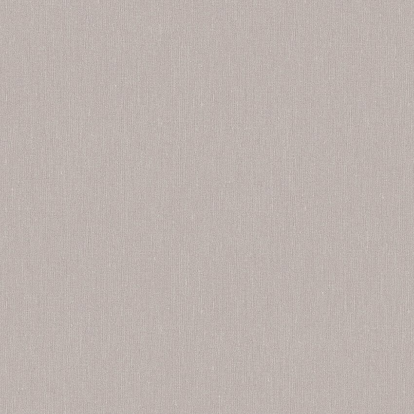 Heather tapet med enfargat, textilimitation mönster i lila. Från kollektionen Linen. Nonwoven-material. Passar i vardagsrum och matsal.