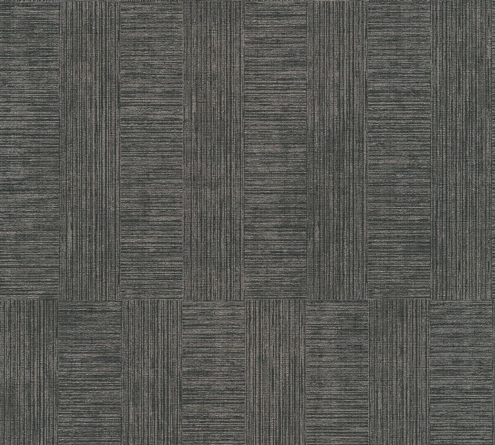 Aruba tapet med grafiskt mönster i svart. Från kollektionen Aruba. Nonwoven-material med rak passning. Passar i vardagsrum och matsal.