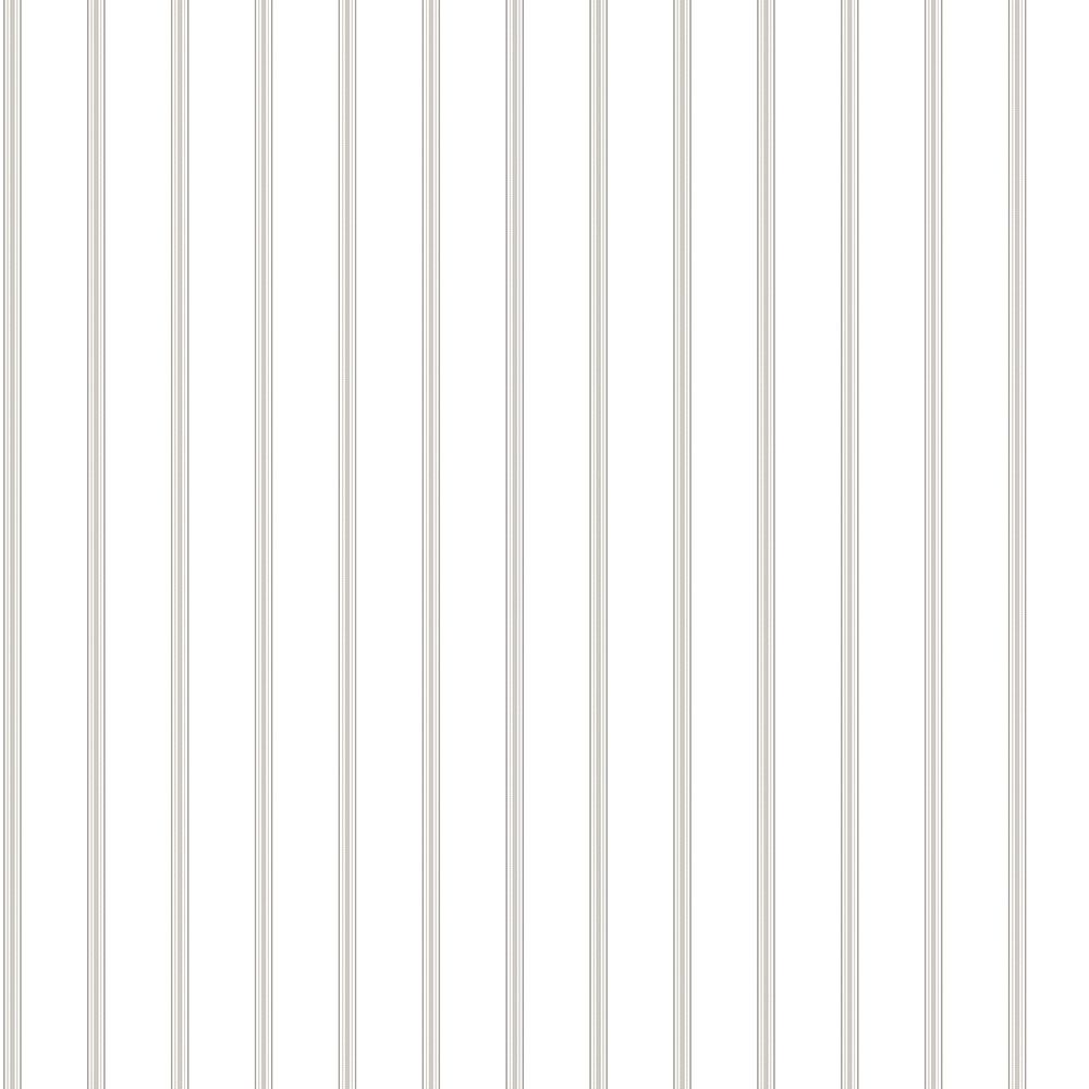 Napkin Stripe tapet med randigt mönster i vit och beige. Från kollektionen Just Kitchens. Nonwoven-material.