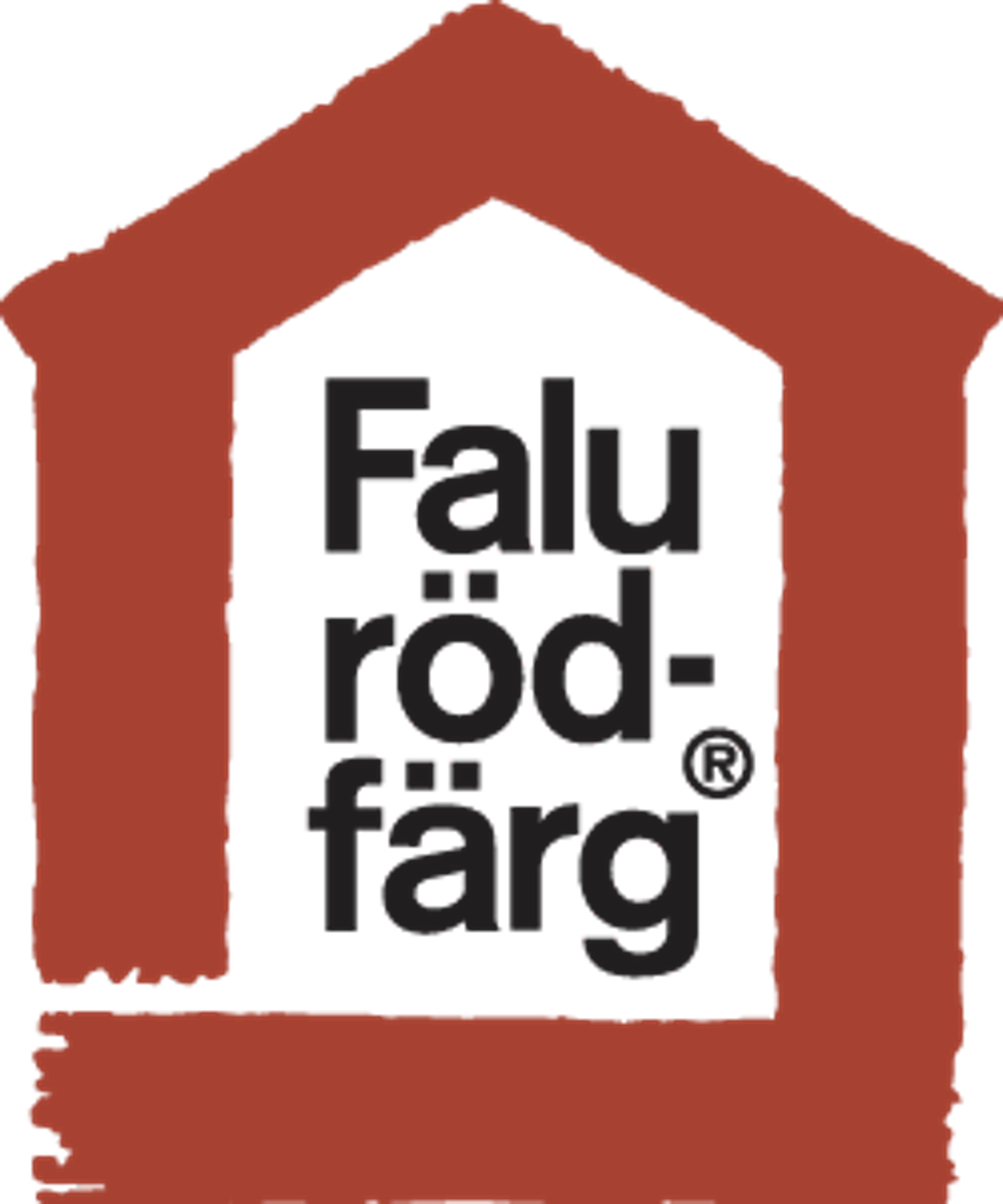 Falu Rödfärödfärg logo färg colorama