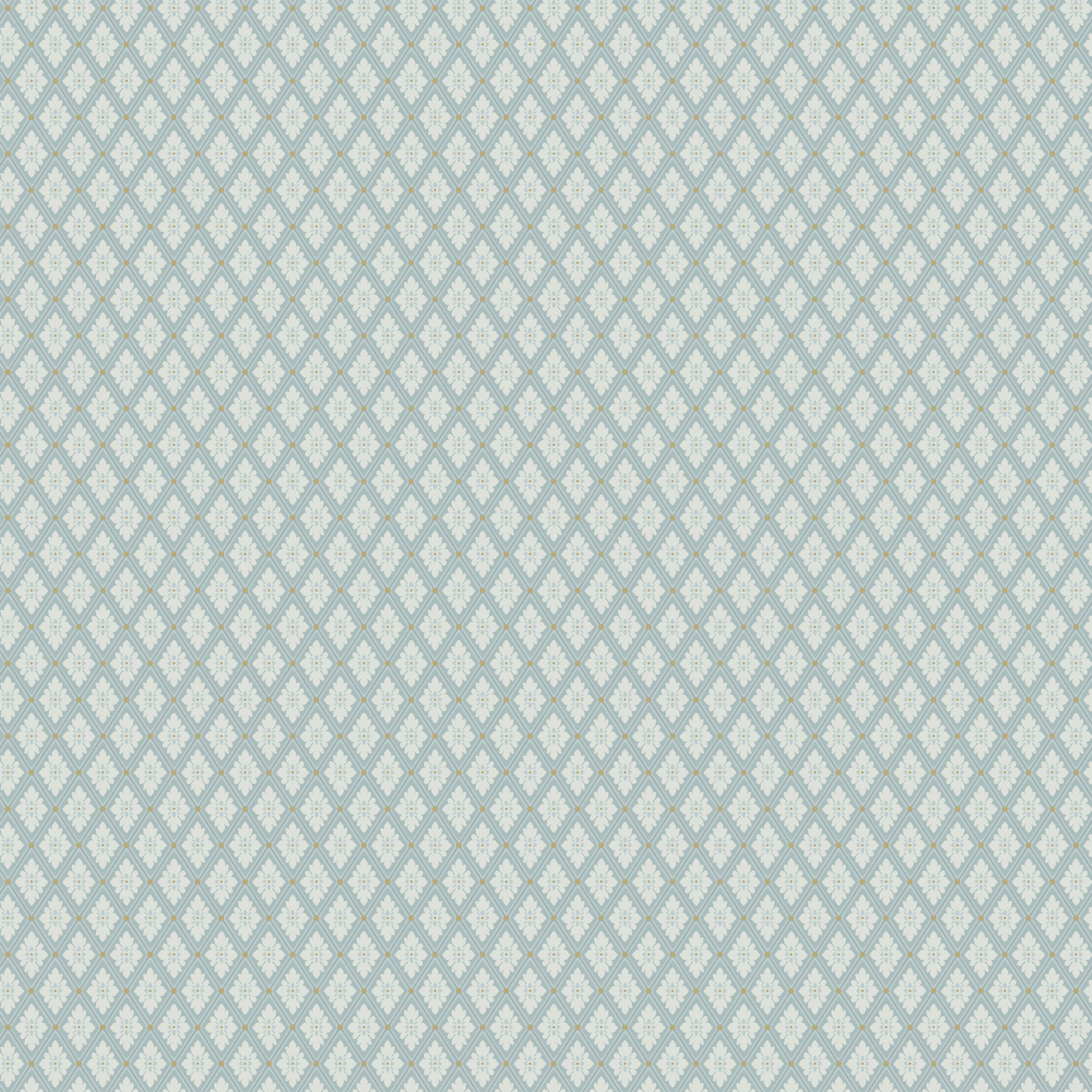 Selma Ljusblå tapet med rutigt mönster i blå. Från kollektionen Flora. Nonwoven-material med rak passning.