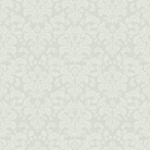 Satin, Grön tapet från duro med medaljonger mönster i grön. Från kollektionen Spira. Nonwoven-material med rak passning. Lyx, city-stil.