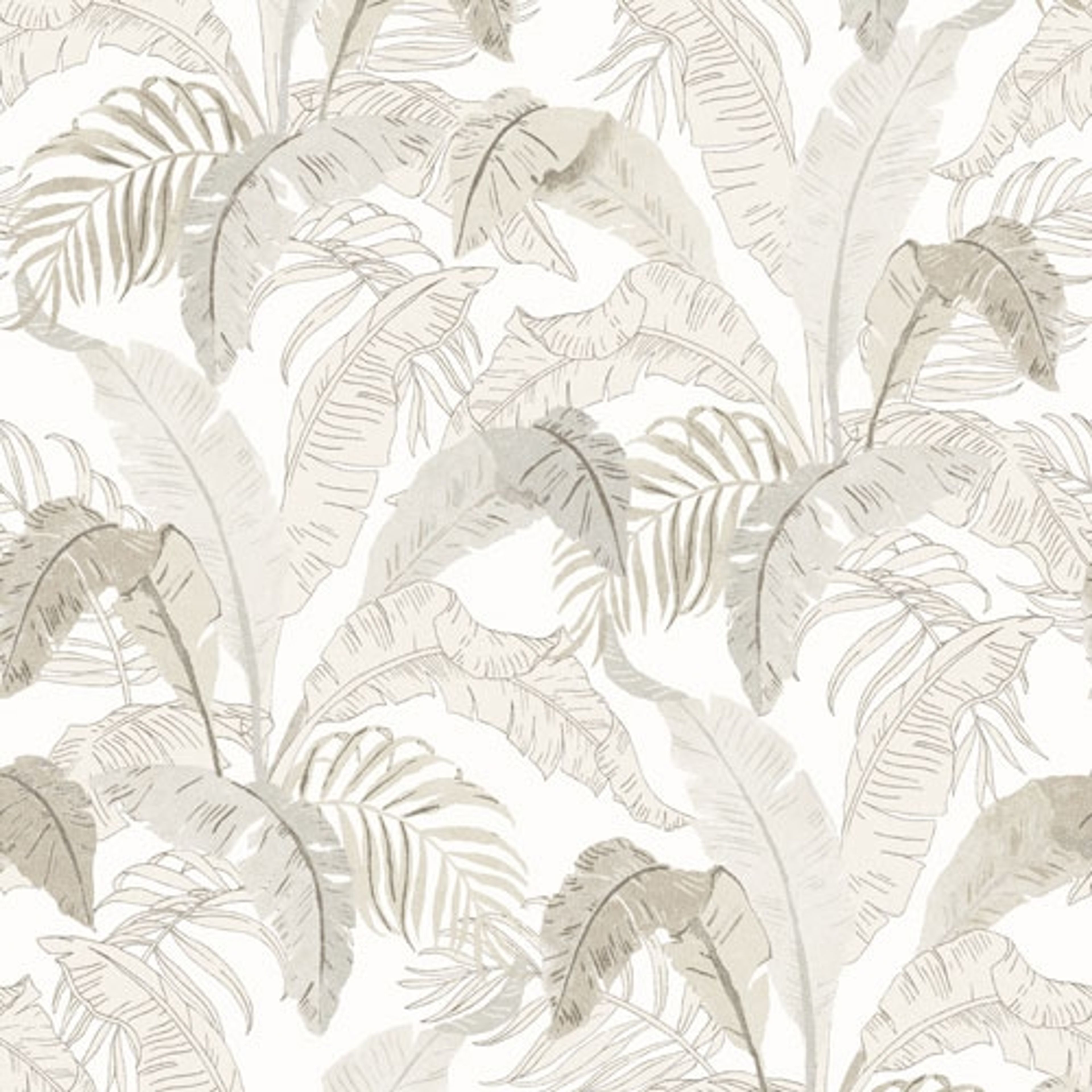 Botanic snow tapet med botaniskt mönster i vit. Från kollektionen lotus. Nonwoven-material med rak passning.