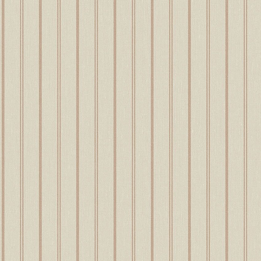 Woodland Stripe tapet med randigt mönster i beige. Från kollektionen Woodland. Nonwoven-material.