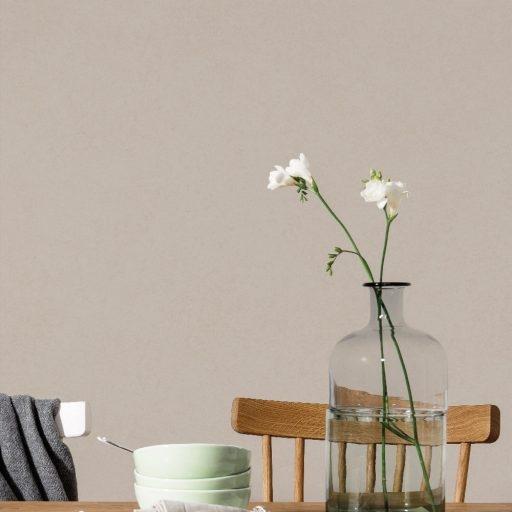 Sten, Mörkbeige tapet från duro enfärgad i beige. Från kollektionen Rand & Kulör. Nonwoven-material.