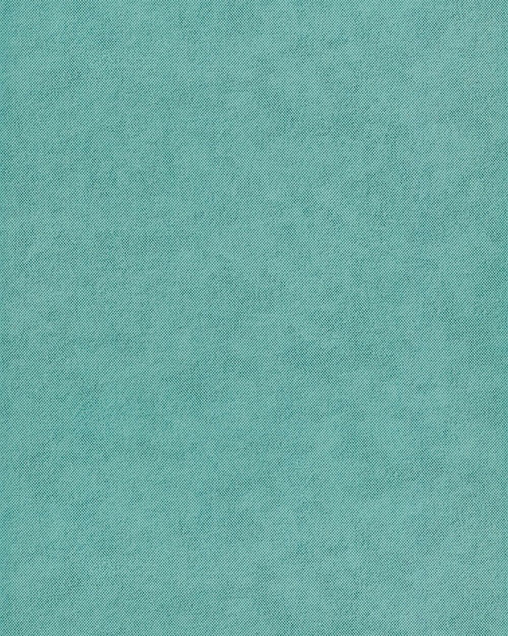 uni vert tapet enfärgad i turkos. Från kollektionen les aventures. Nonwoven-material med fri passning. Passar i vardagsrum och matsal.