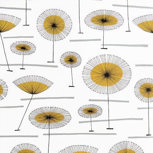 Grasslands tapet med blommigt mönster i vit. Från kollektionen signature. Nonwoven-material med rak passning.