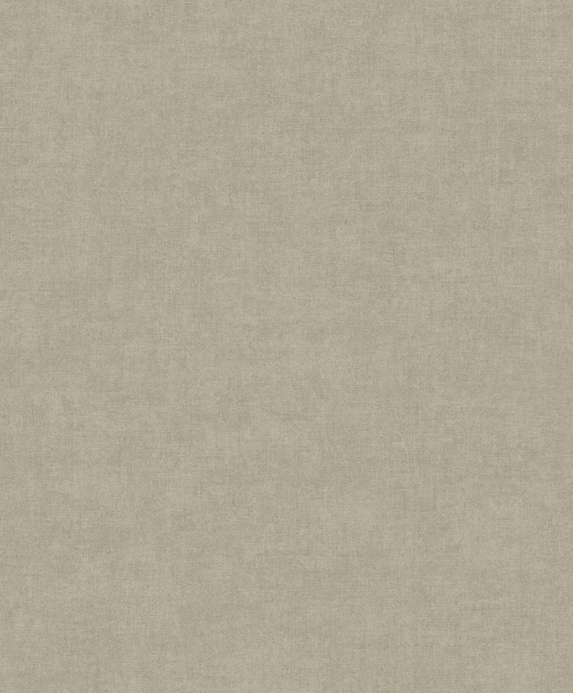 Melerad mörkbeige, tapet tapet enfärgad i beige. Från kollektionen Linum 2. Nonwoven-material.