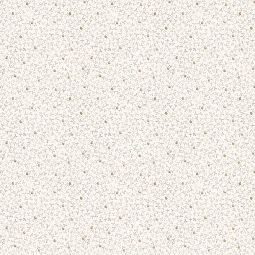 Clover småblommig, ljus tapet från Midbec med botaniskt mönster i beige. Från kollektionen Lyckebo. Nonwoven-material med rak passning.