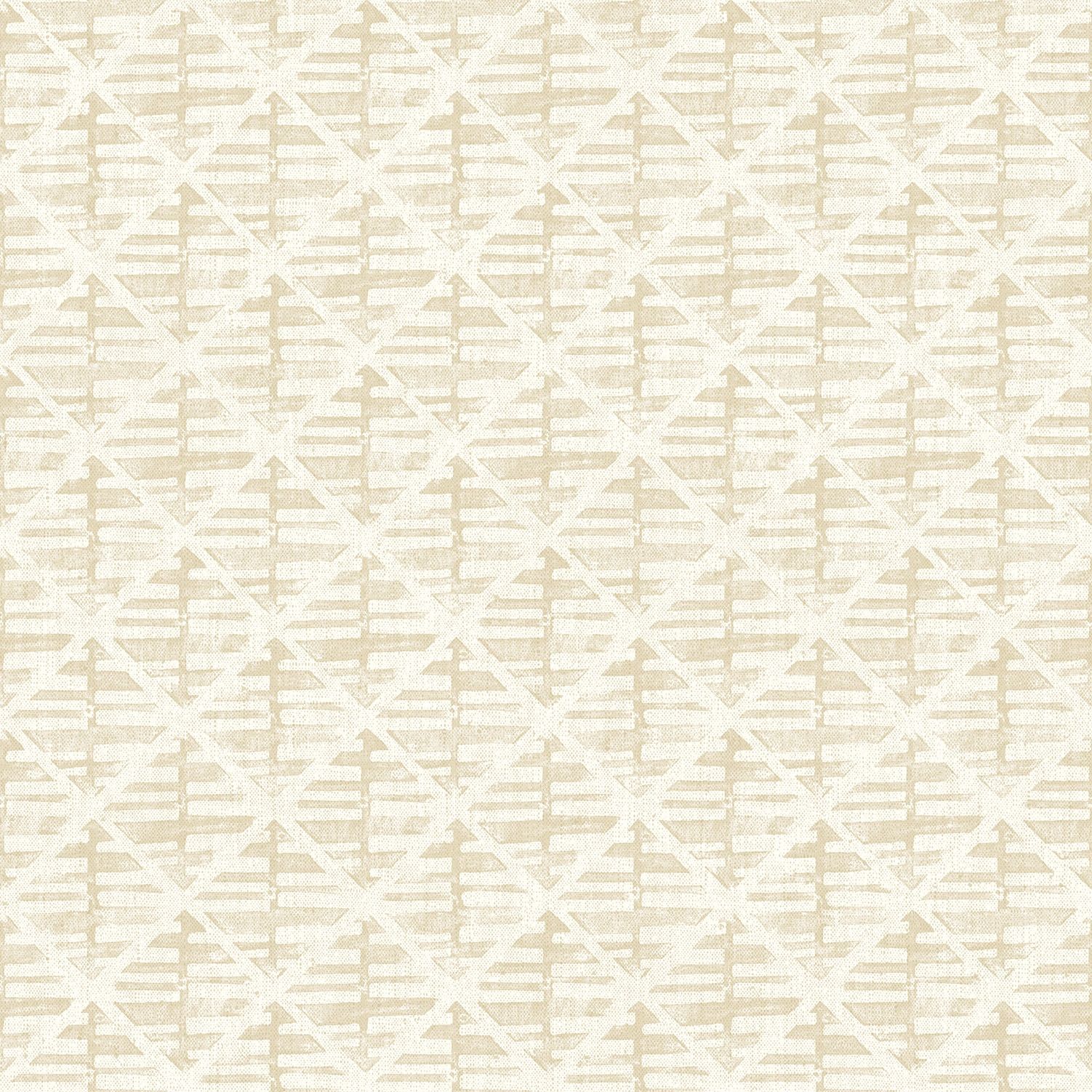 Block Print tapet i beige tapet med rutigt mönster i beige. Från kollektionen bazaar. Nonwoven-material med rak passning. Passar i vardagsrum och matsal.