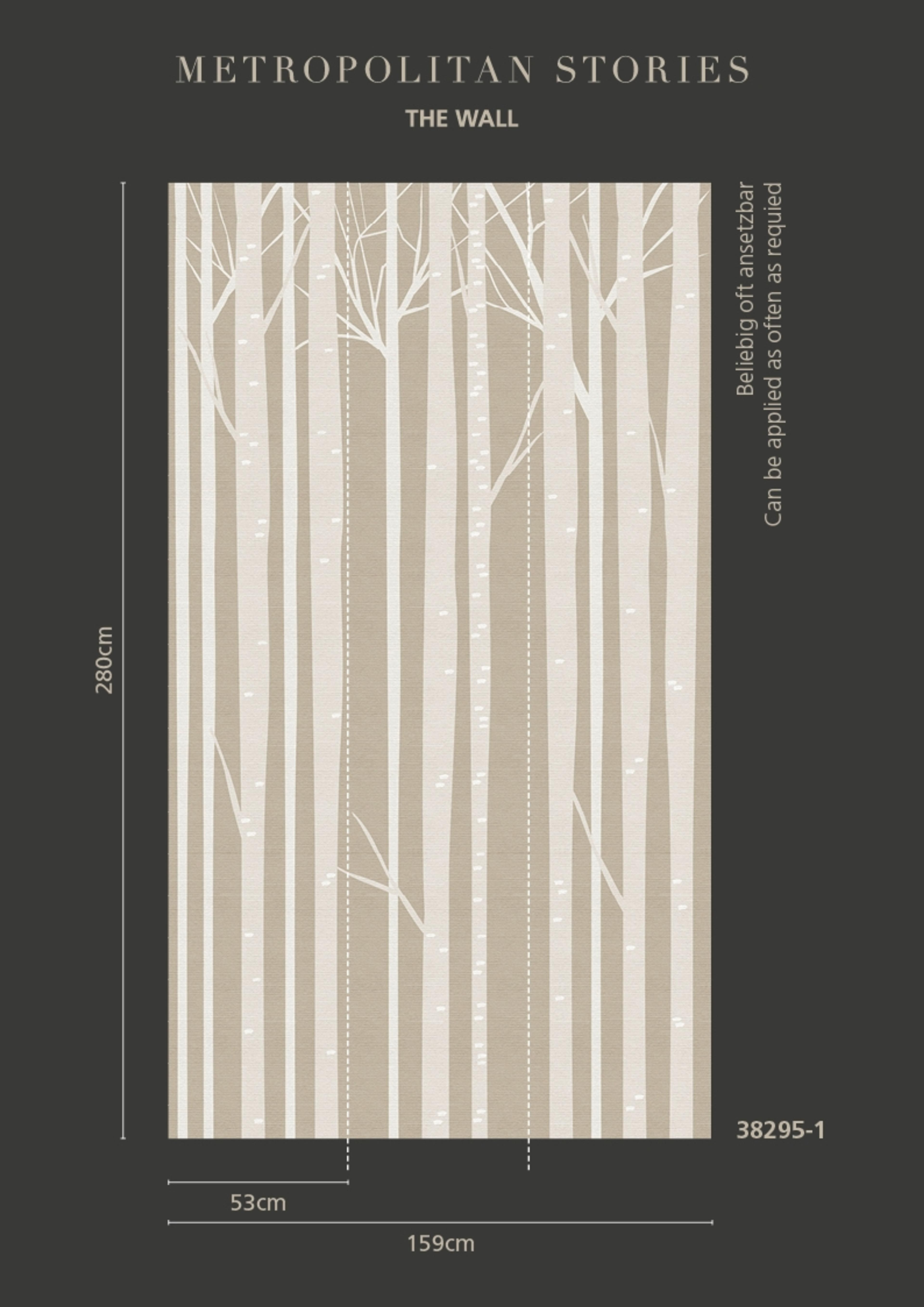 Kids tapet med lekfullt mönster i grå. Från kollektionen The Wall. Nonwoven-material. Passar i barnrum.