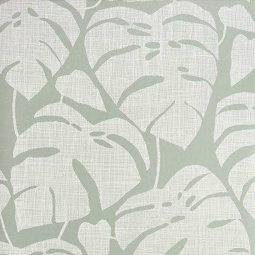 Guatemala tapet med botaniskt mönster i grön. Från kollektionen signature. Nonwoven-material med rak passning.