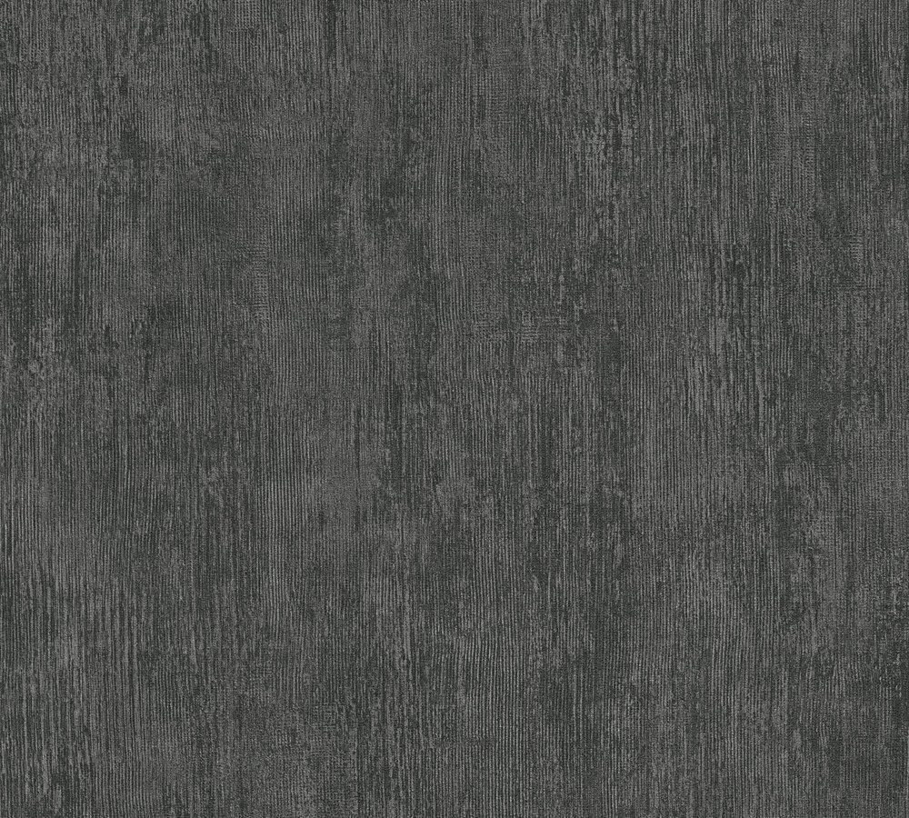 Shine structure, strukturtapet i svart tapet med randigt mönster i svart. Från kollektionen best of wood n stone 2. Nonwoven-material med fri passning. Passar i vardagsrum och matsal.